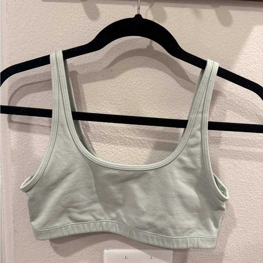 Never worn TNA golden mini bra top